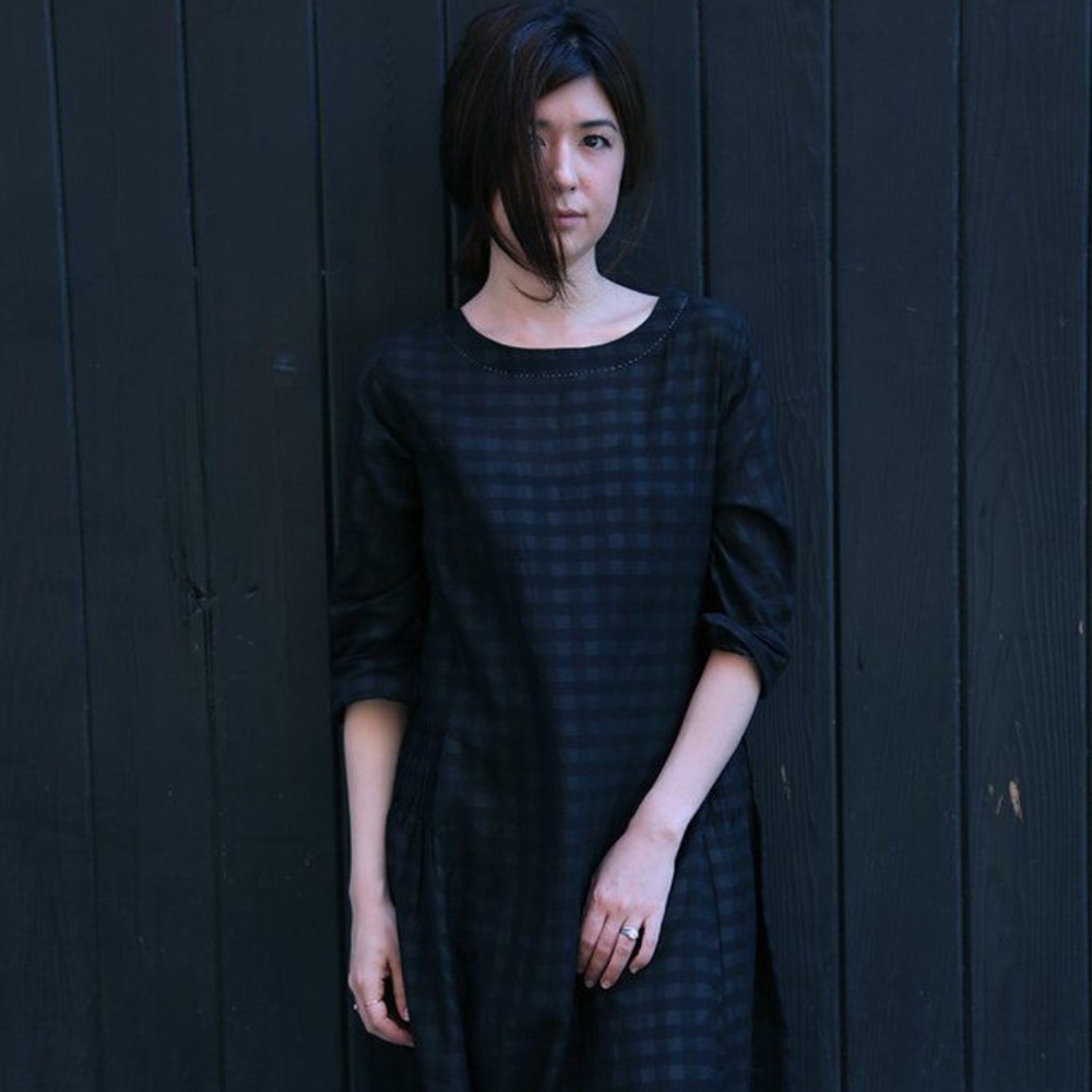Eka Epice Dress - Black Gingham